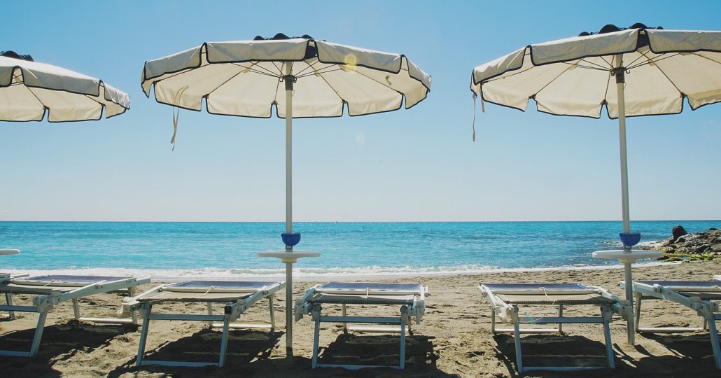 gli ombrelloni